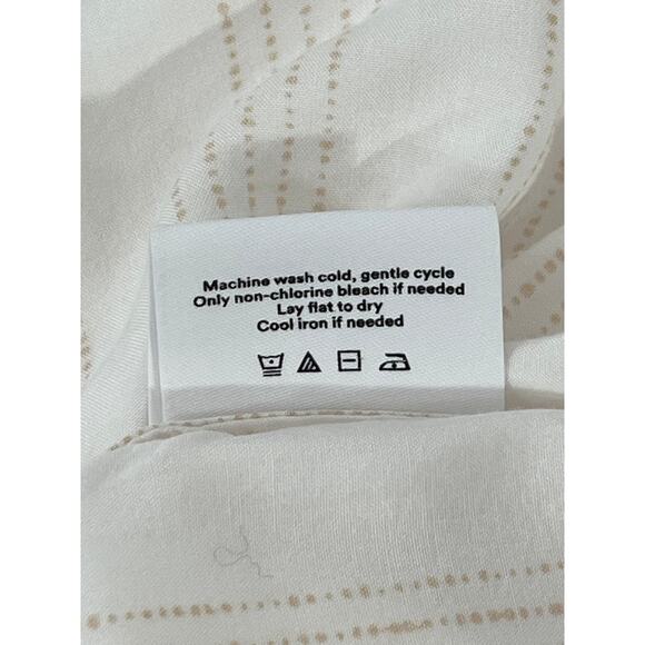 Summersalt Beige & White Striped Tunic Beach Cover Up Regular Size Small - Picture 5 of 5